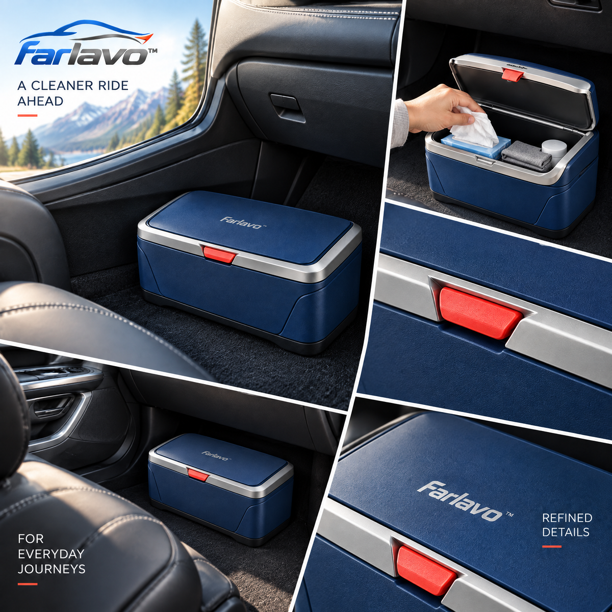 farlavo™ Sculpted Passenger Footwell Utility Case