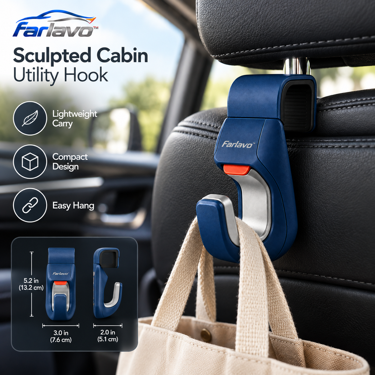 farlavo™ Sculpted Cabin Utility Hook