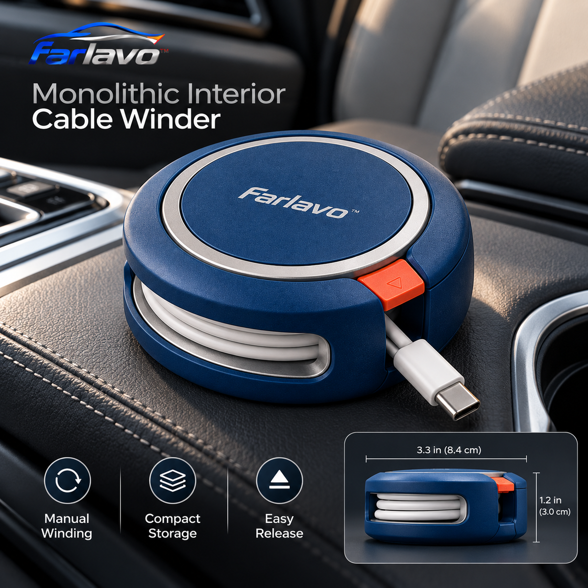 farlavo™ Monolithic Interior Cable Winder