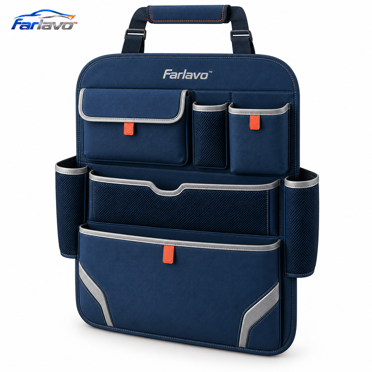 farlavo™ Architectural Multi-Compartment Seatback Organizer